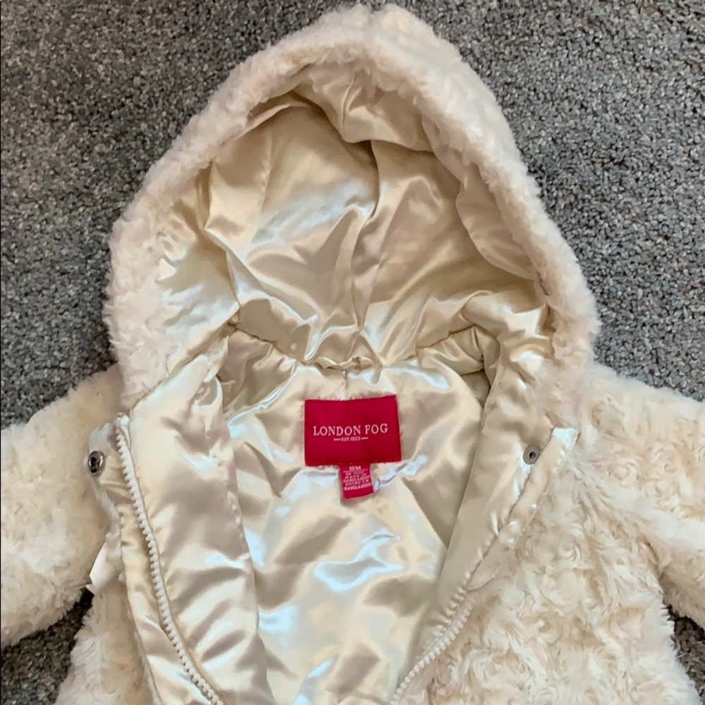 London fog toddler coat in Beige - Picture 2 of 3
